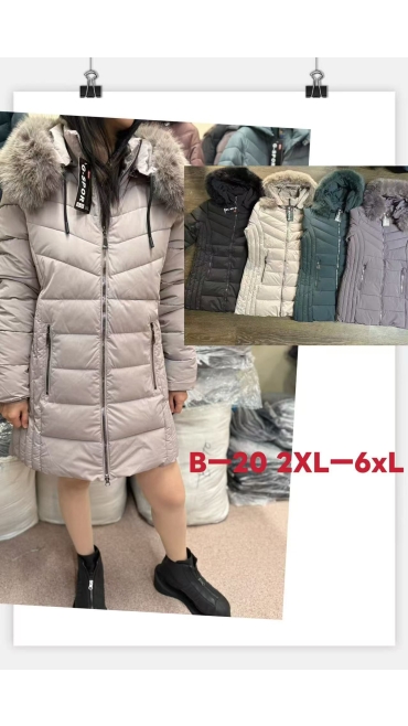 geaca dama blana 2xl-6xl 5/set