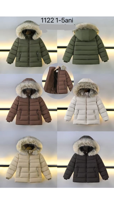 geaca copii blana 1-5 ani 5/set