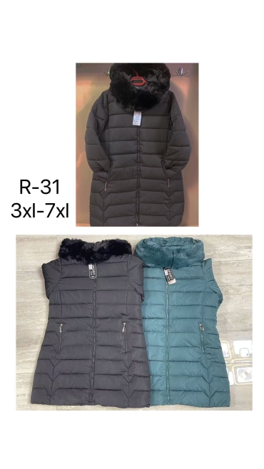 geaca dama blana 3xl-7xl 5/set