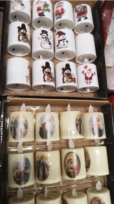 lumanare craciun 6/set