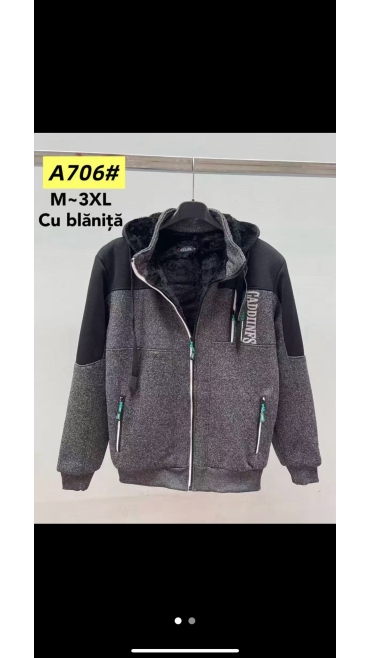 hanorac barbati blana m-3xl 5/set