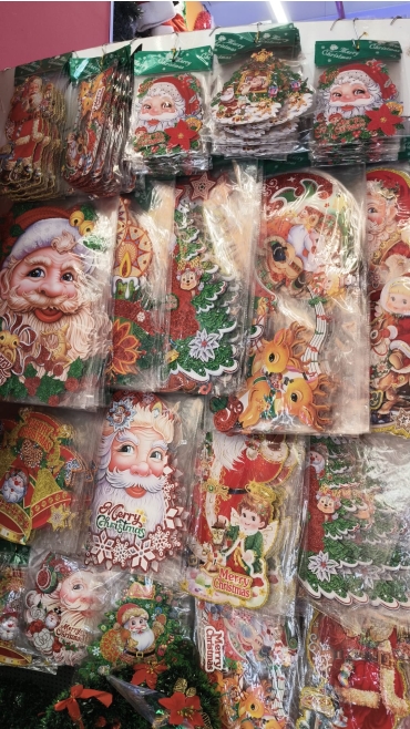 sticker craciun 12/set