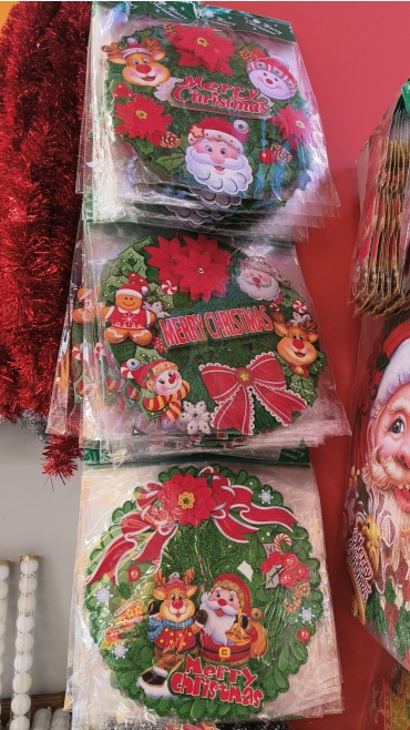 sticker craciun 12/set