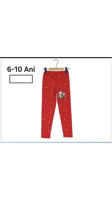 pantaloni copii craciun 6-10 ani 5/set