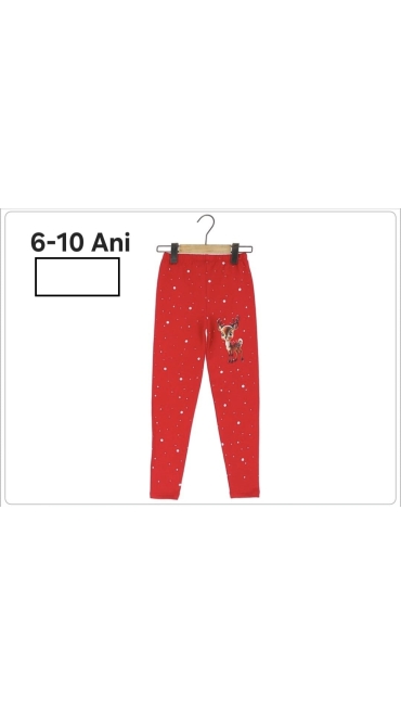 pantaloni copii craciun 6-10 ani 5/set