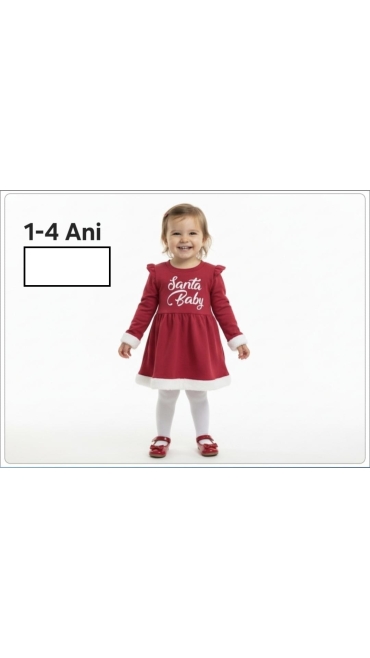 rochie fete craciun 1-4 ani 4/set