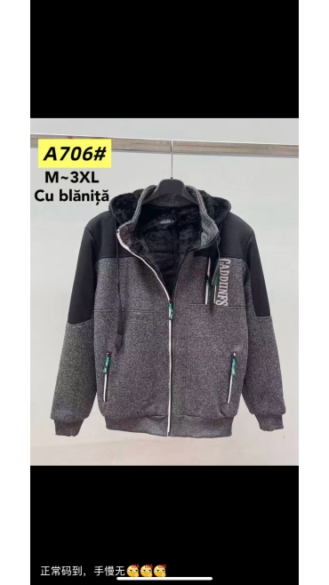 hanorac barbati blana m-3xl 5/set