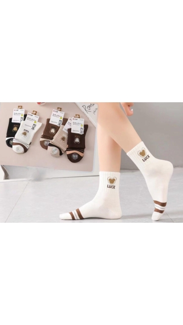 sosete bbc dama 36-41 culori combinate 20/set