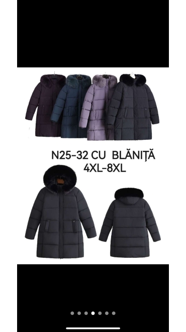 geaca dama blana 4xl-8xl 5/set