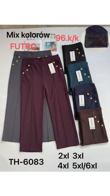 pantaloni dama blana 2xl-6xl 12/set