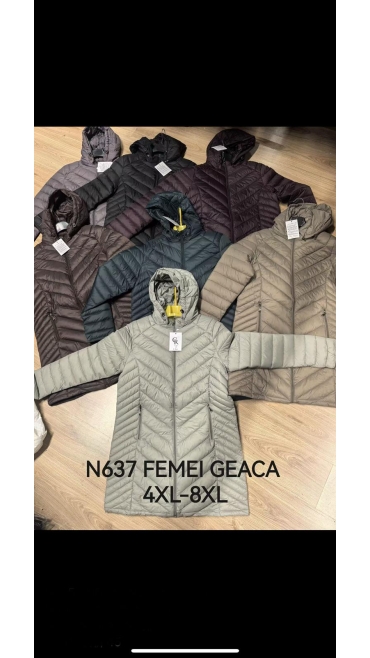geaca dama 4xl-8xl 5/set