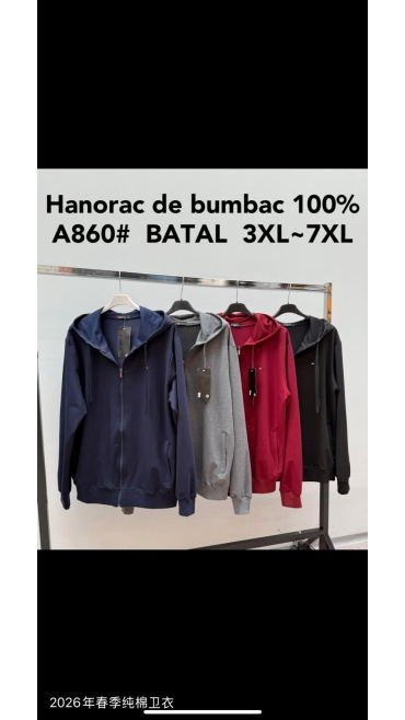 hanorac barbati 3xl-7xl 5/set