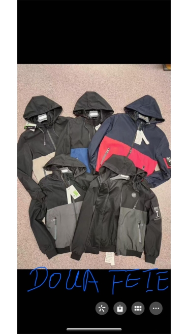 jacheta barbati 2 fete l-4xl 5/set