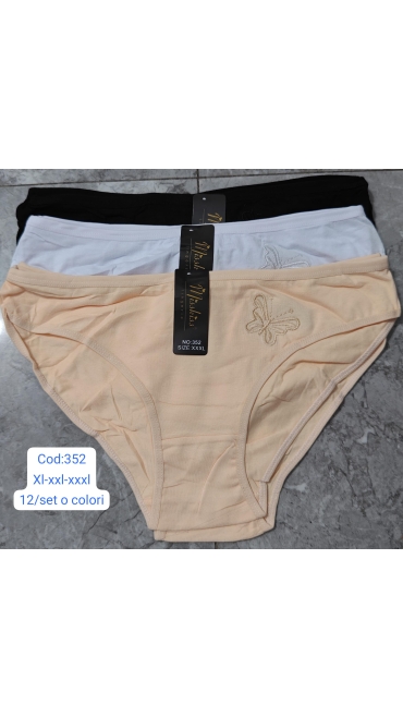 chiloti dama xl-3xl 12/set