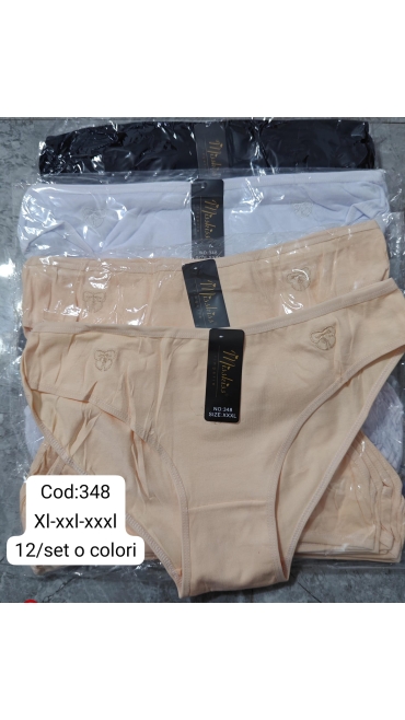 chiloti dama xl-3xl 12/set