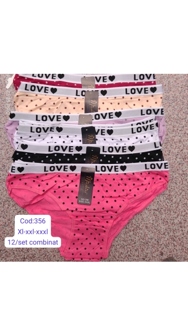 chiloti dama xl-3xl 12/set