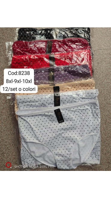 chiloti dama xl-3xl 12/set