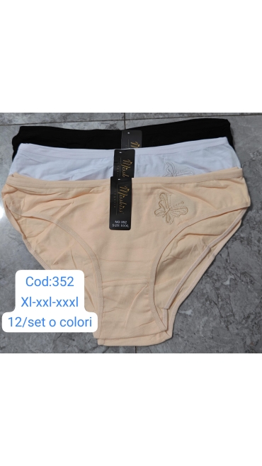 chiloti dama xl-3xl 12/set