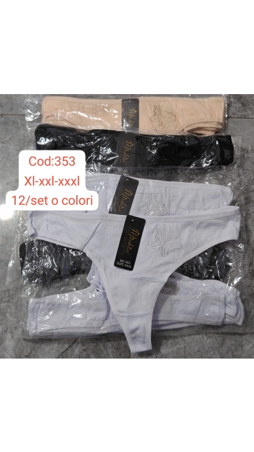 tanga xl-3xl 12/set
