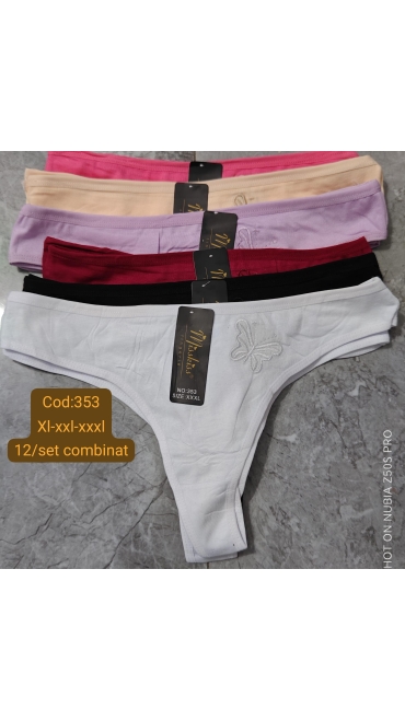 tanga xl-3xl 12/set
