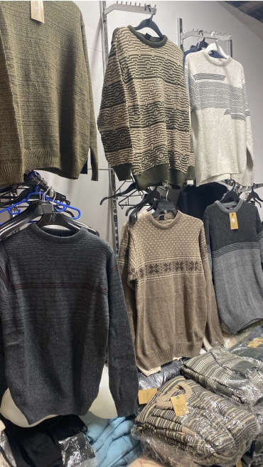 pulover barbati lana 5/set