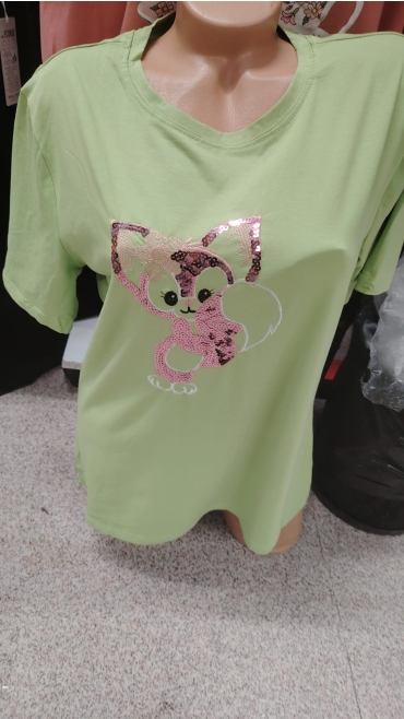 tricou dama 2xl-3xl diferite culori in set 12/set
