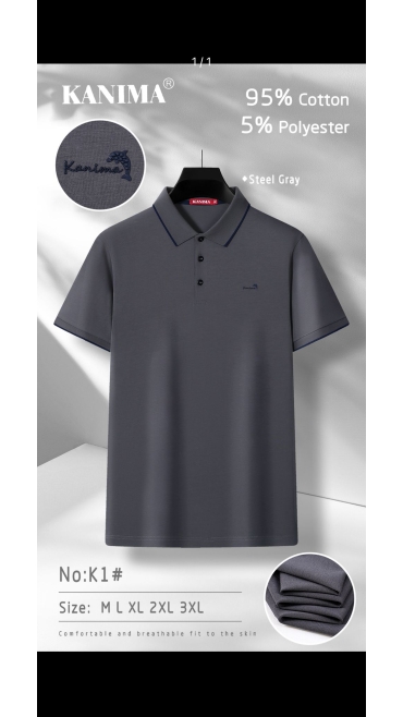 tricou barbati m-3xl 5/set