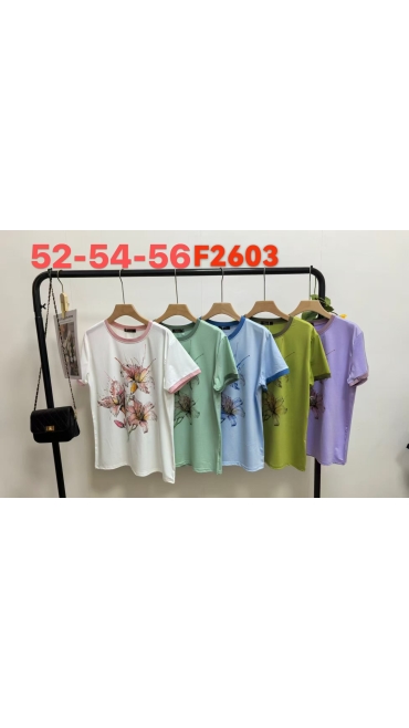 tricou dama 52-54-56 culori diferite 9/set