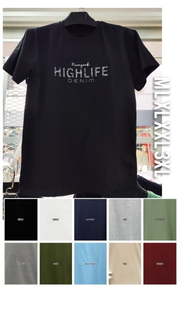 tricou barbati m-3xl 5/set