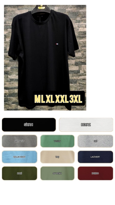 tricou barbati m-3xl 5/set