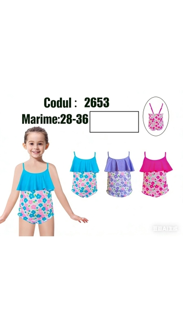 costum baie fete 28-36 5/set