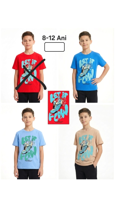 tricou copii 8-12 ani 5/set