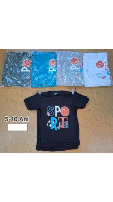 tricou copii 5-10 ani 6/set
