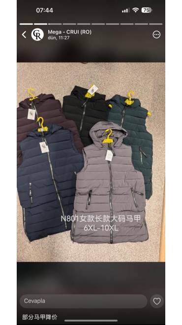 vesta barbati 6xl-10xl 5/set