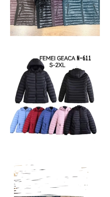 geaca dama s-2xl 5/set