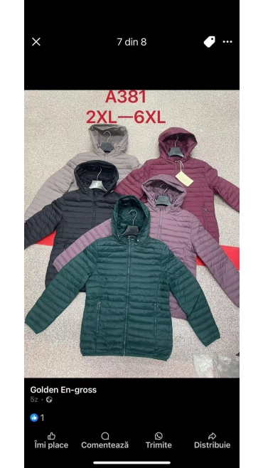 geaca dama 2xl-6xl 5/set