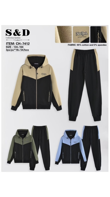 tening copii 6-16 ani 6/set