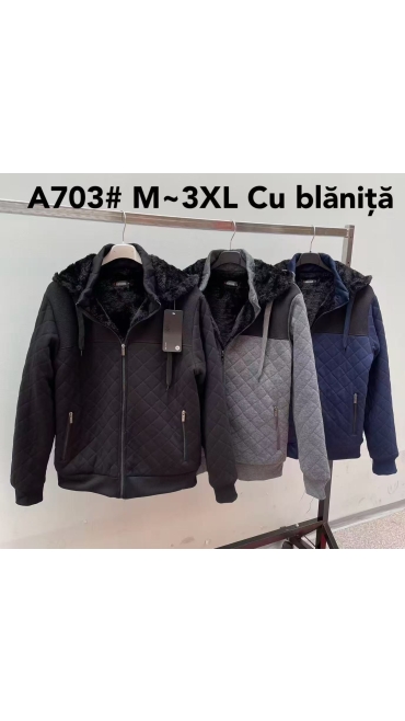 hanorac barbati blana m-3xl 5/set