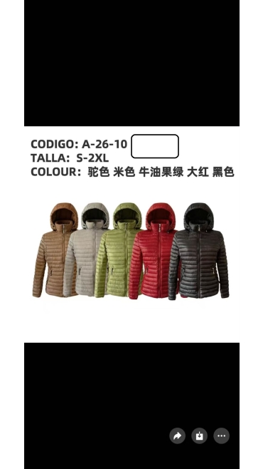geaca dama s-2xl 5/set
