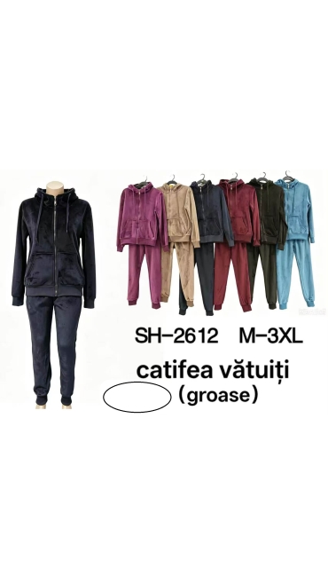 trening dama catifea gros m-3xl 5/set
