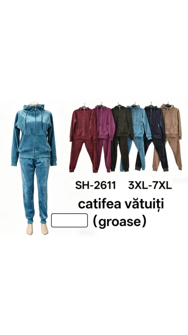trening dama catifea gros 3xl-7xl 5/set