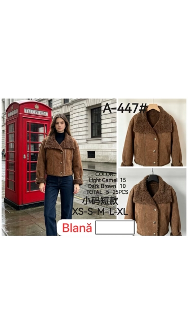 geaca dama blana xs-xl 5/set