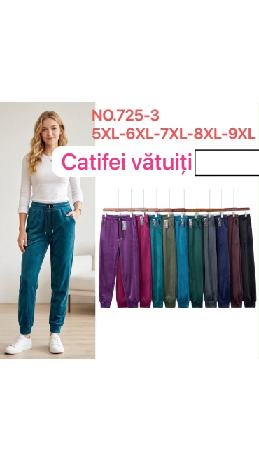 pantaloni dama catifea vatuiti 5xl-9xl 5/set