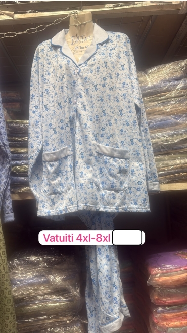 pijama dama vatuita 4xl-8xl 5/set