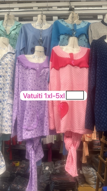 pijama dama xl-5xl 5/set