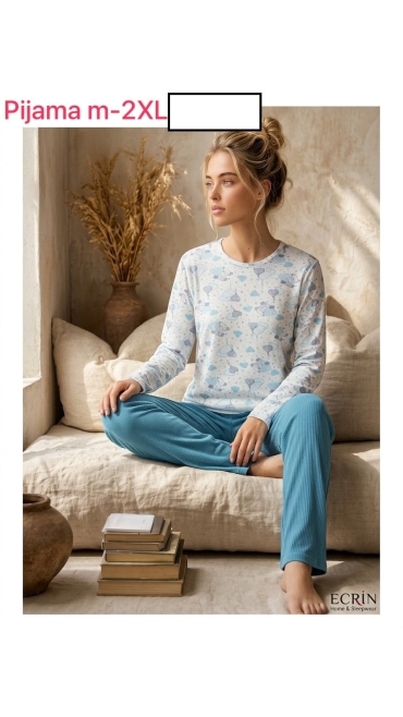 pijama dama m-2xl 4/set