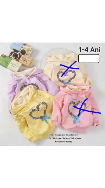 hanorac copii 1-4 ani 4/set