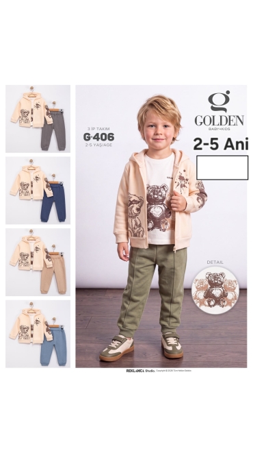 compleu baieti 2-5 ani 4/set
