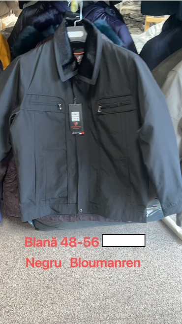 geaca barbati blana 48-56 5/set