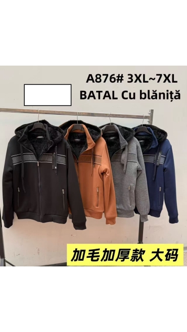 hanorac barbati batal cu blanita 3xl-7xl 5/set